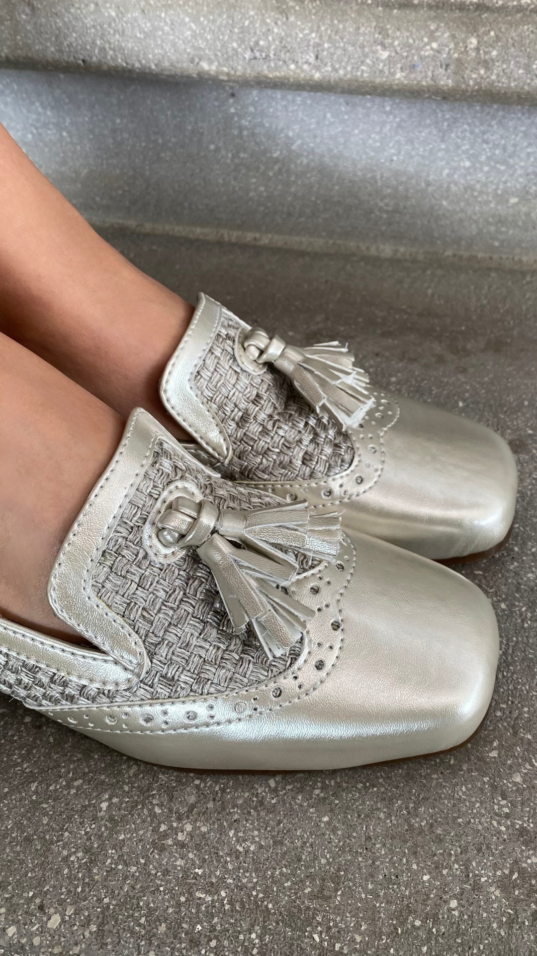 Mocasín Wingtip Punta cuadradaNappa Mercurio