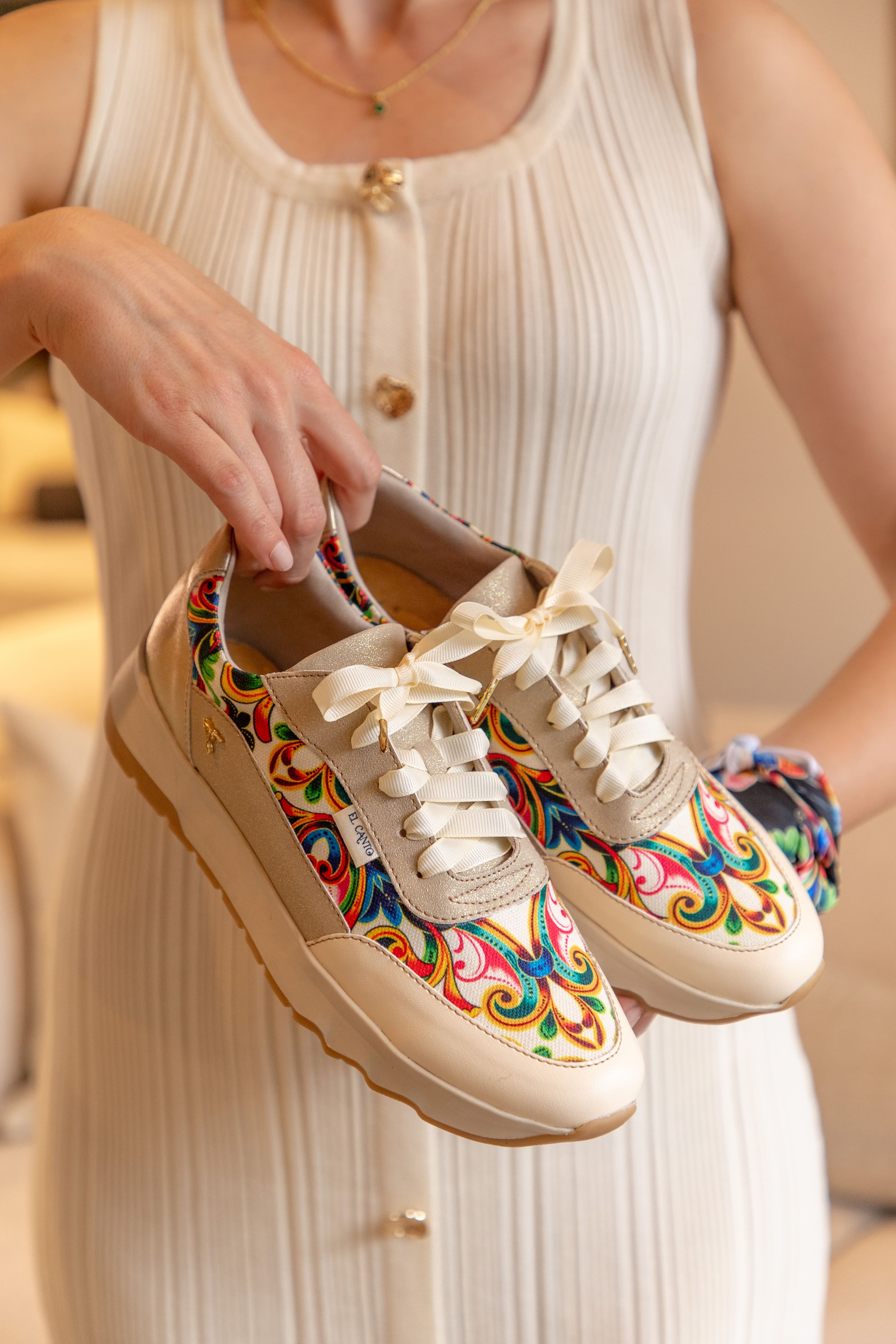 Cream Urban Sneakers