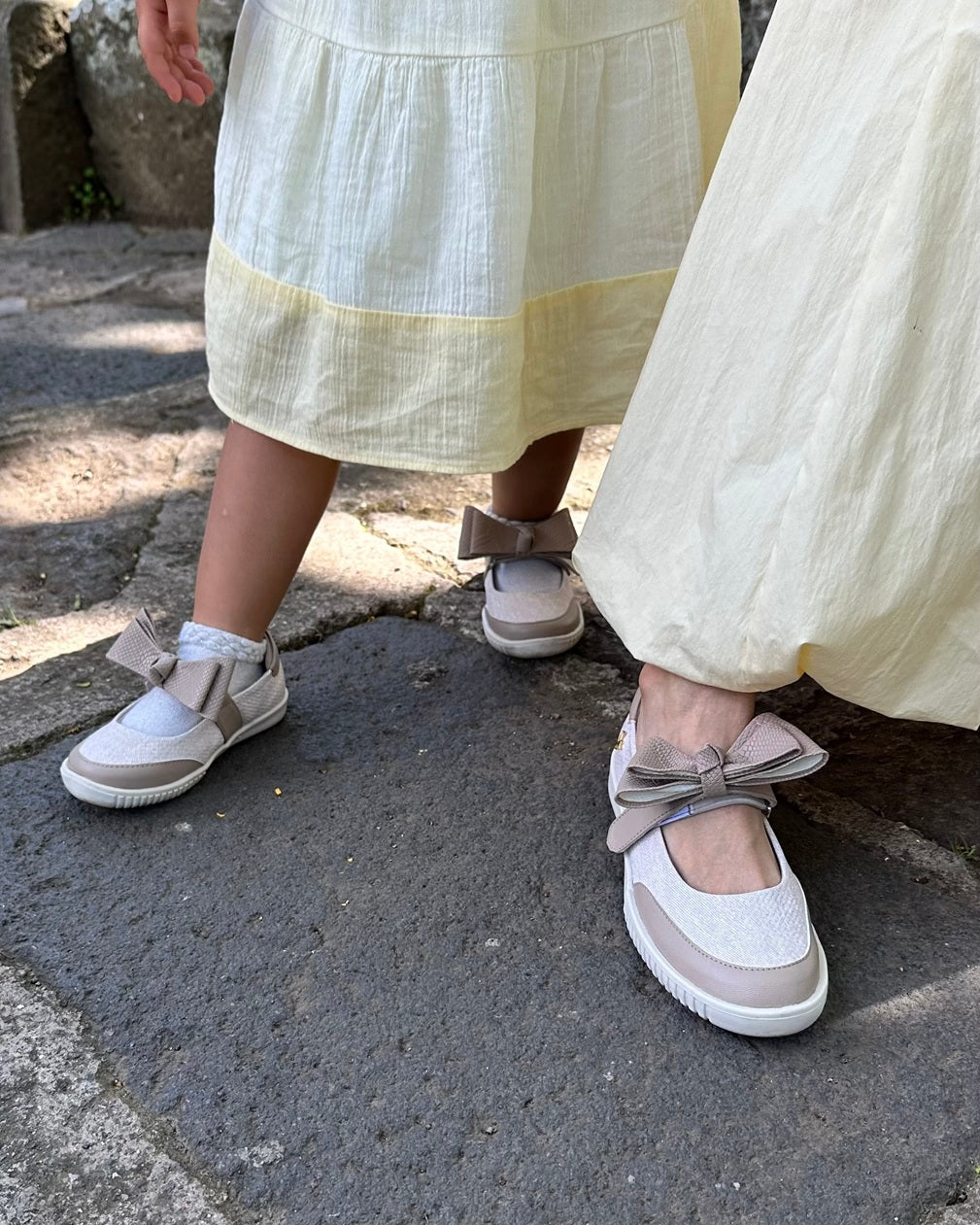 Tenis Estilo Mary Jane Niña Beige
