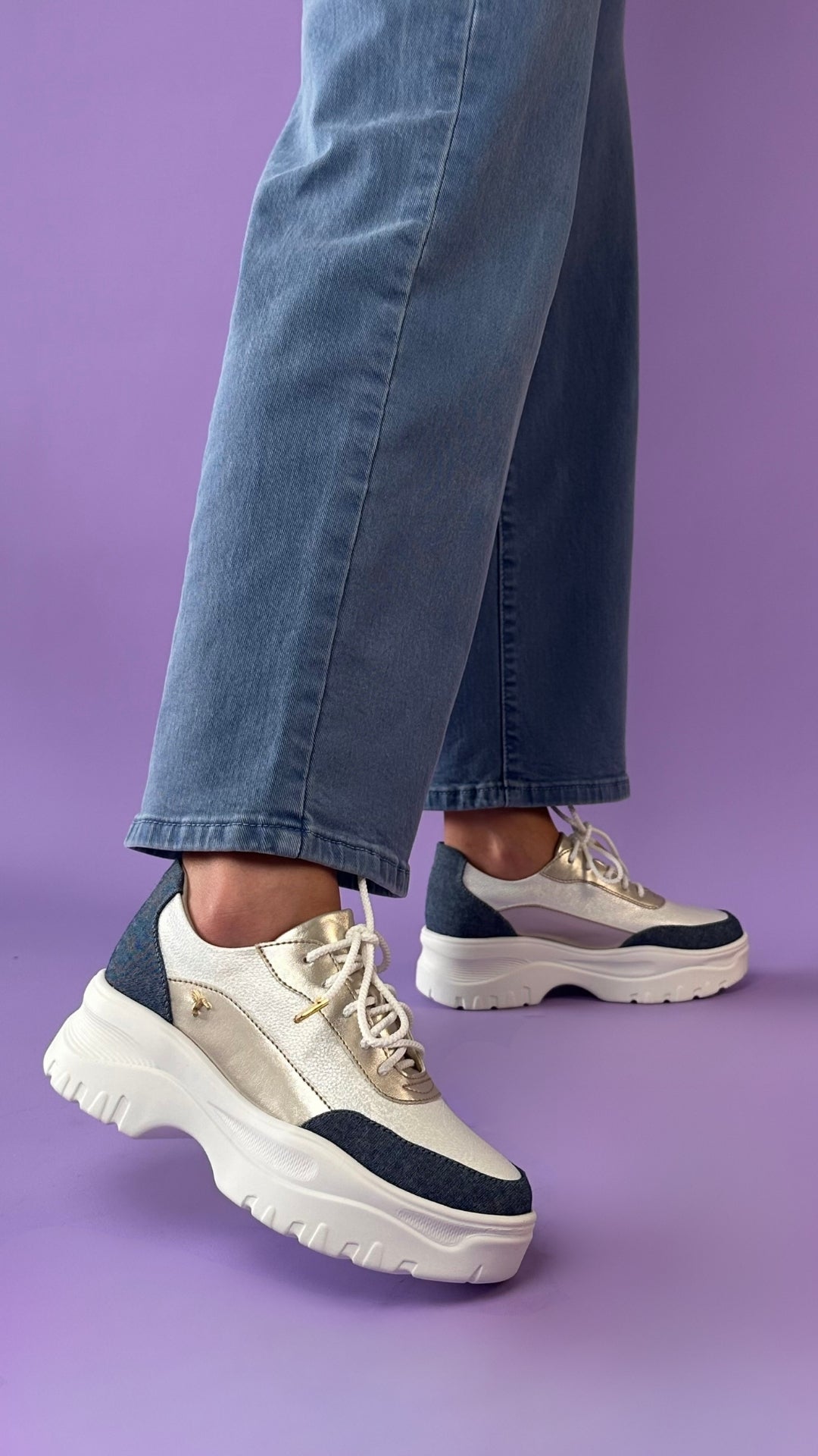 Tenis Chunky Denim