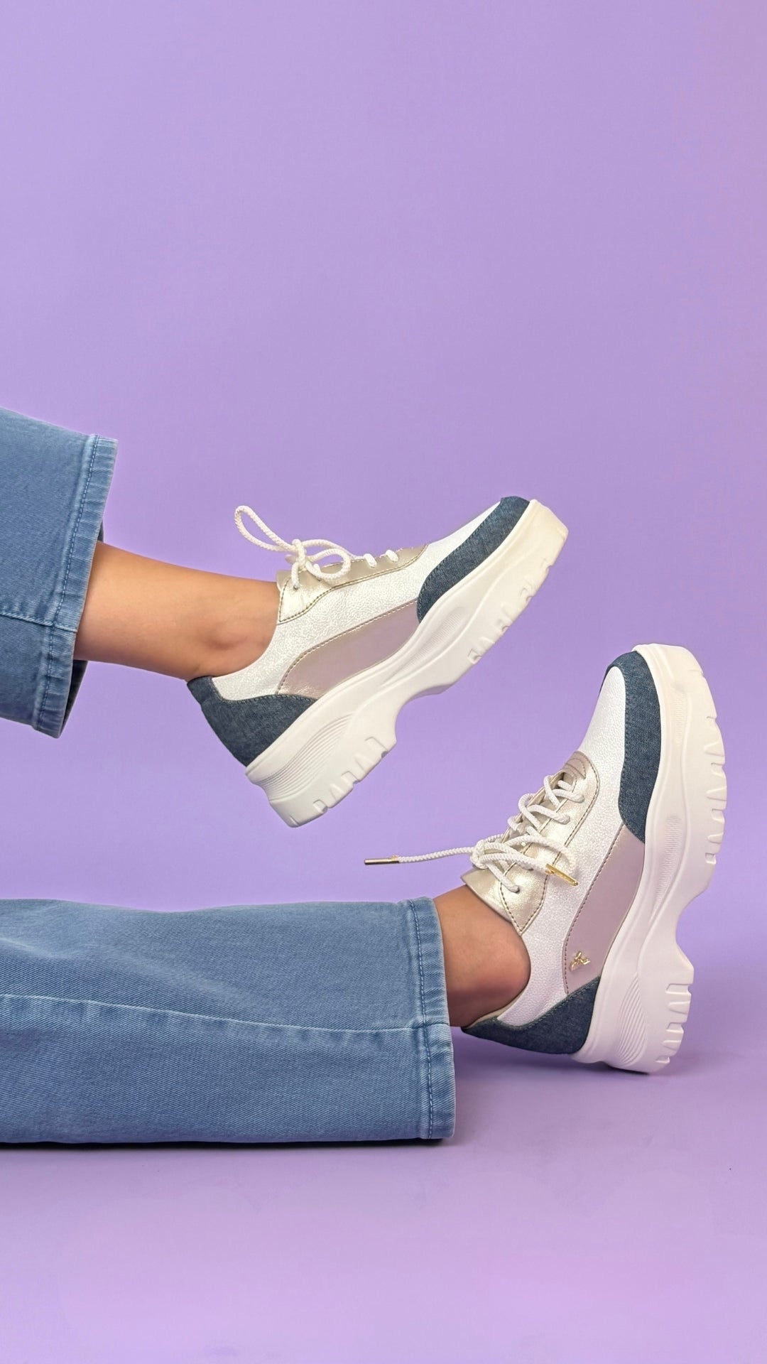 Tenis Chunky Denim