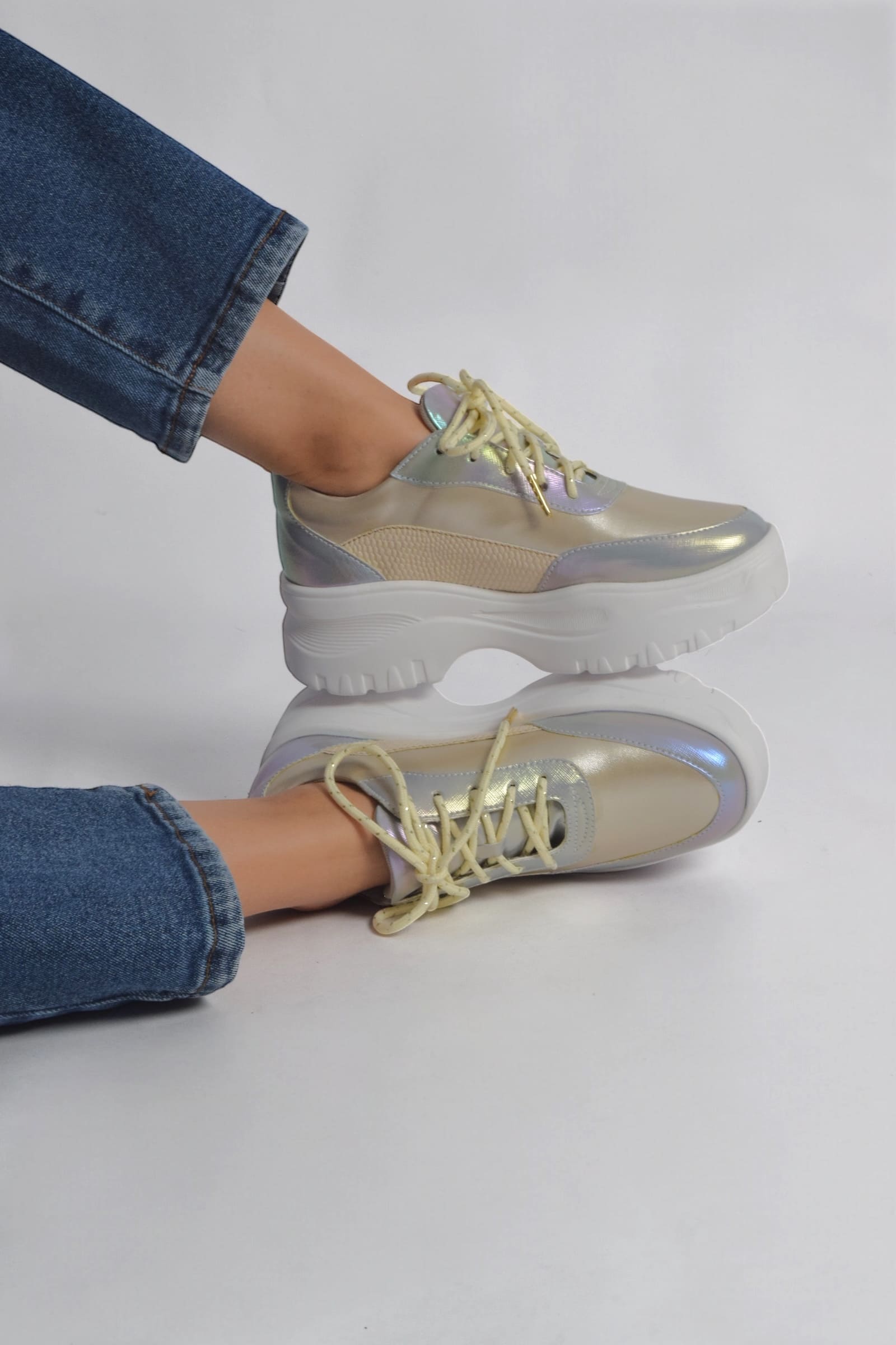 Tenis Chunky Mercurio-Tifany