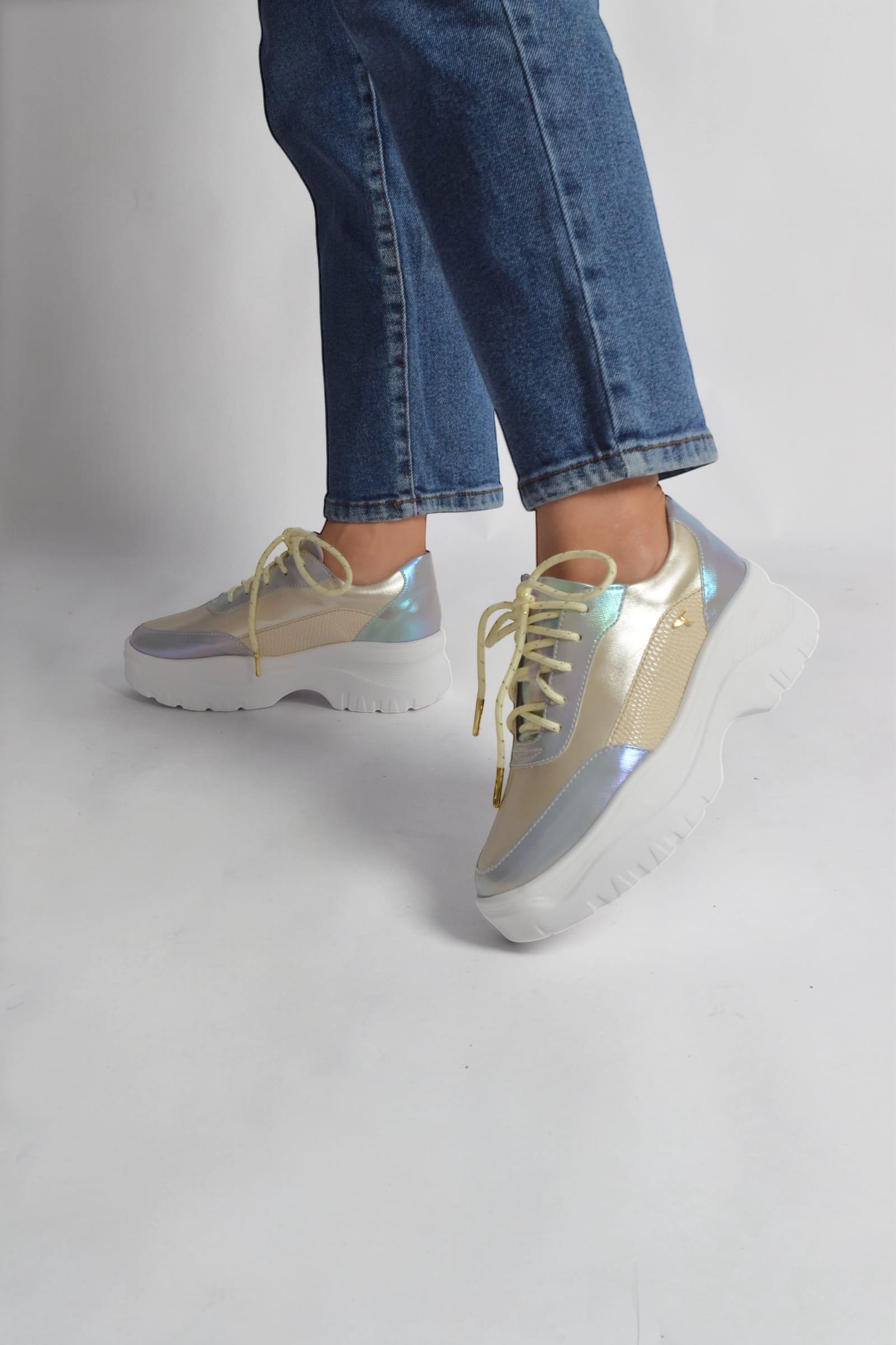 Tenis Chunky Mercurio-Tifany