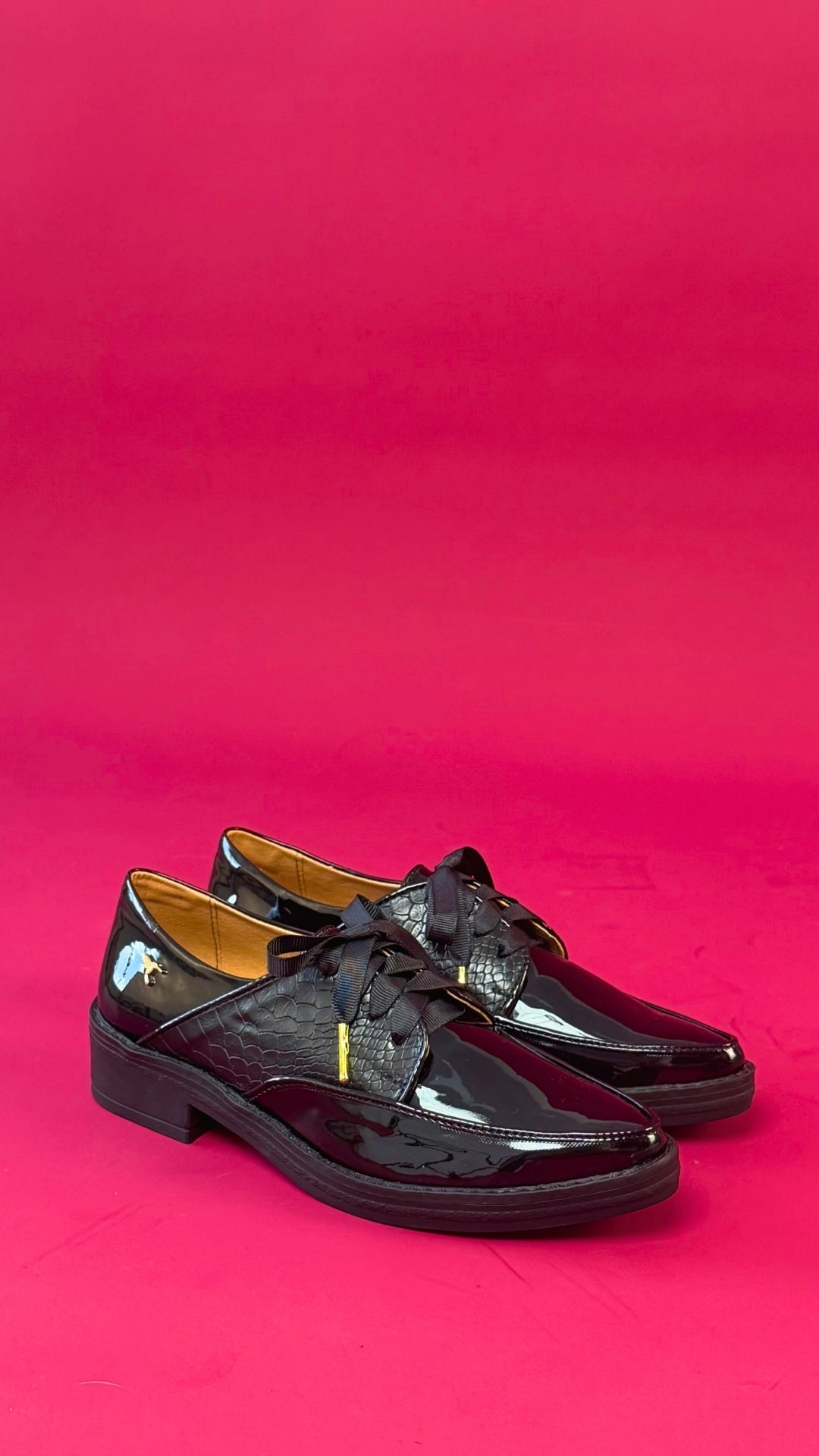 Two-Tone Oyster and Gold Inlles Derby Shoes