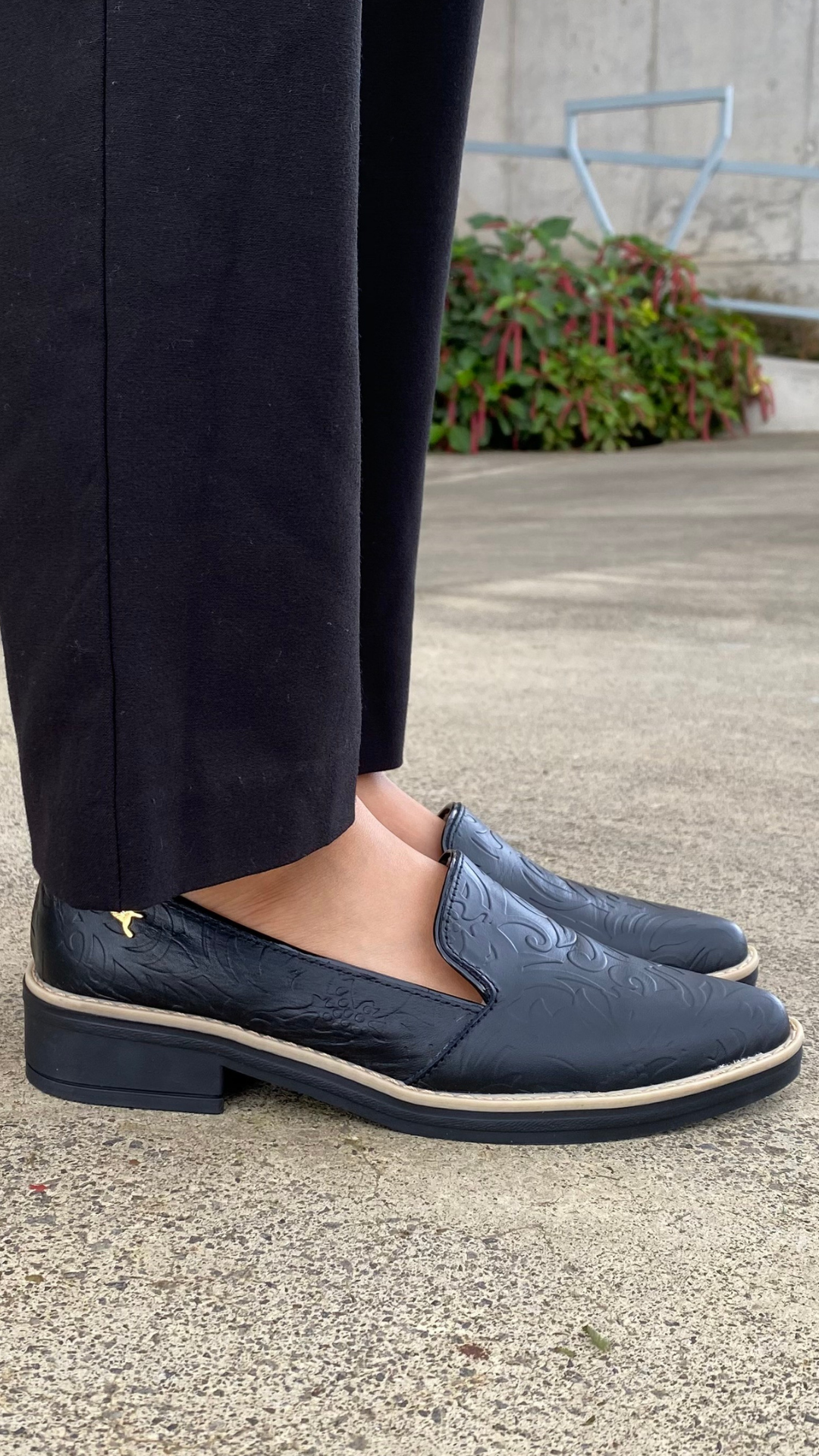 Mocasín Tipo SlipperNegro