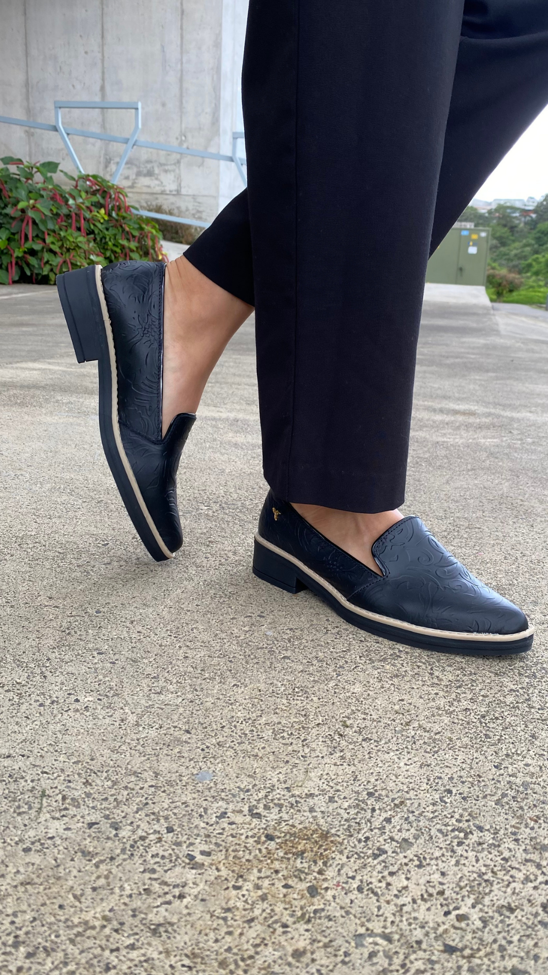 Mocasín Tipo SlipperNegro