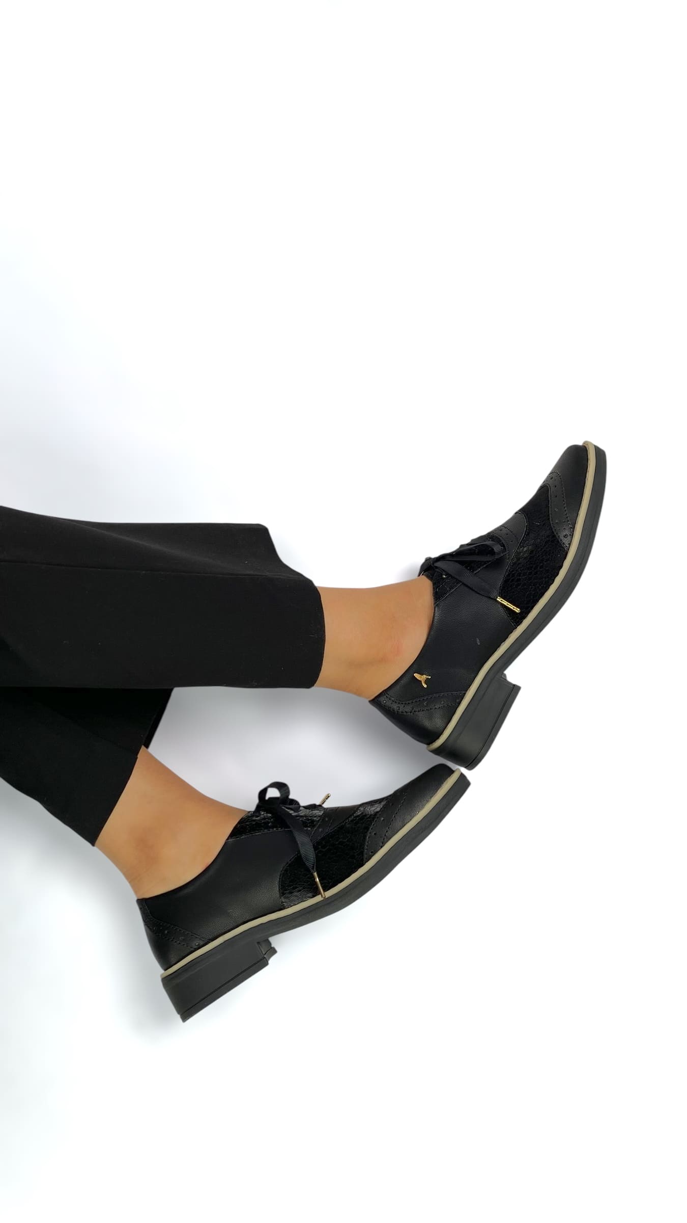 Black Metallic Napa Oxford