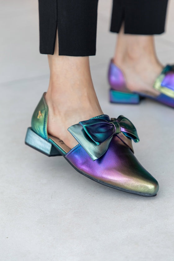 Mocasín Lazo con Detalles Cut-Out Charlot Multicolor