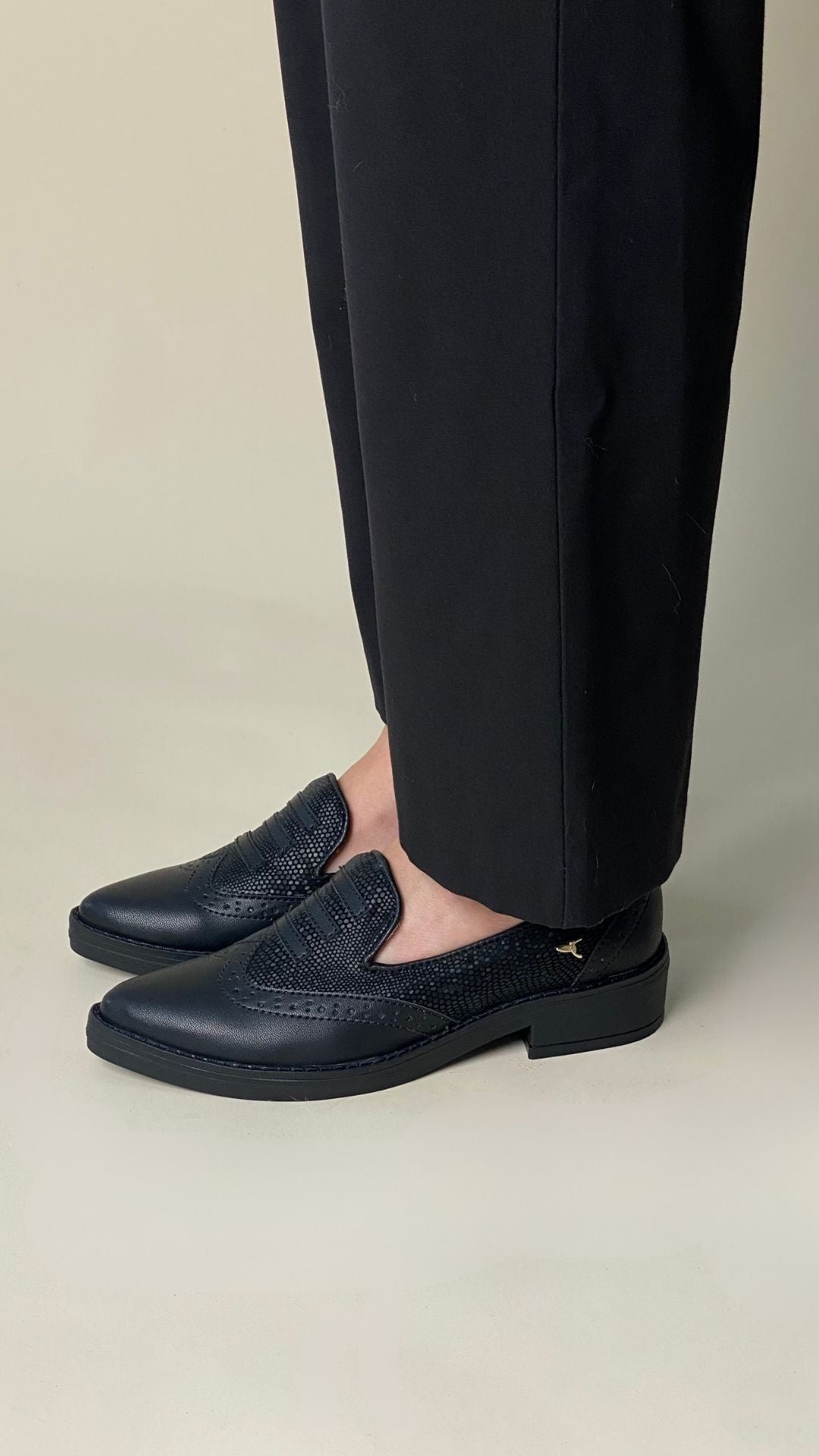 Piton Camel Penny Loafer