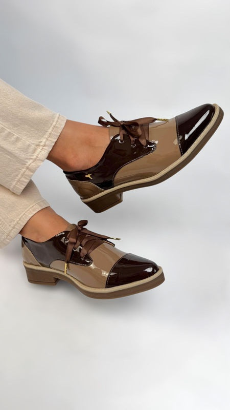 Derby Cap Toe Chestnut
