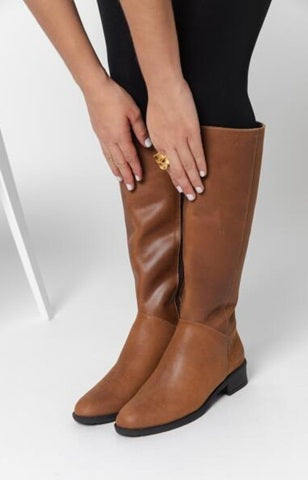 Bota Alta Zipper Jalpa Cafe