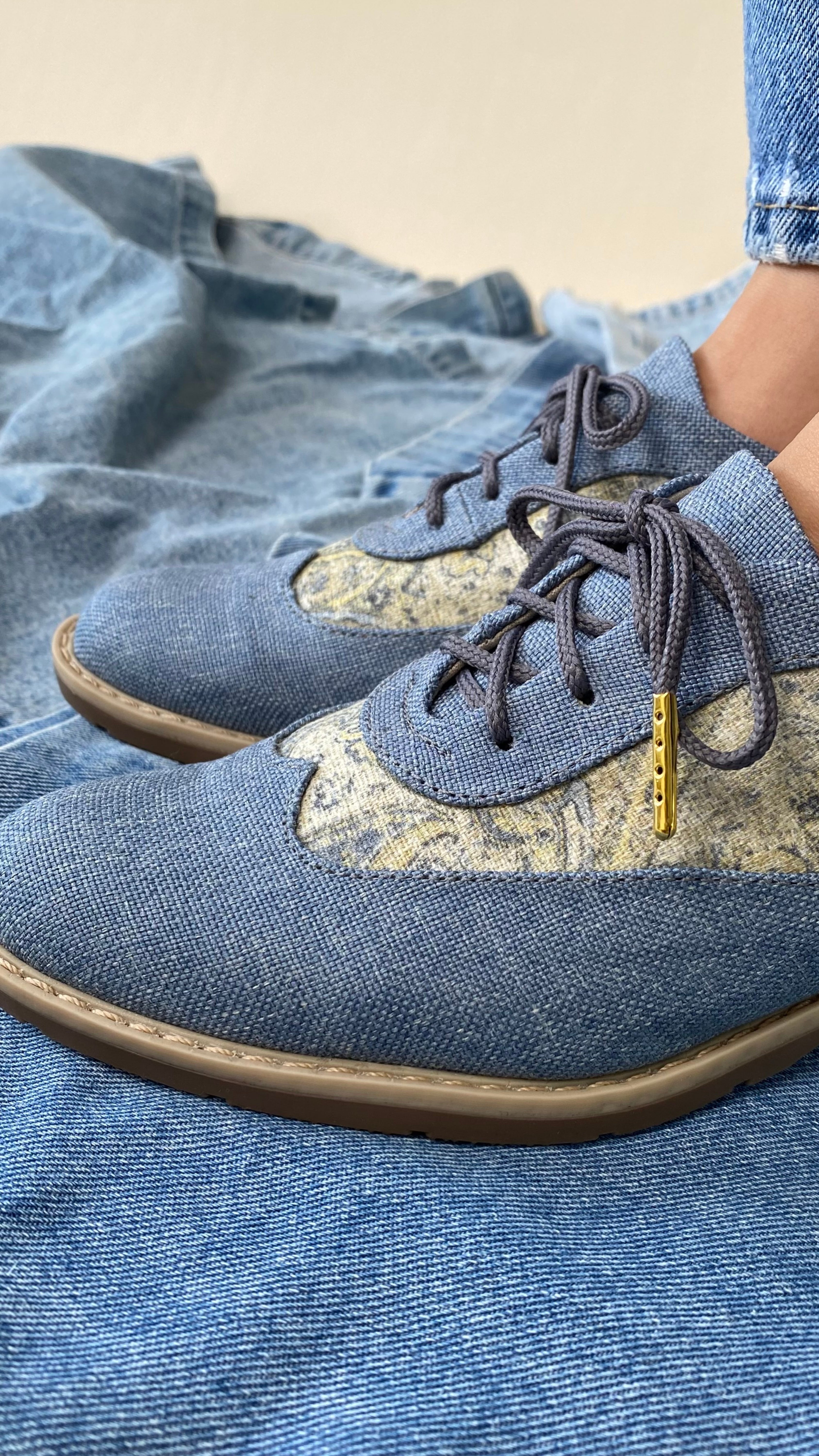 Oxford de Inspiración Clásica Denim