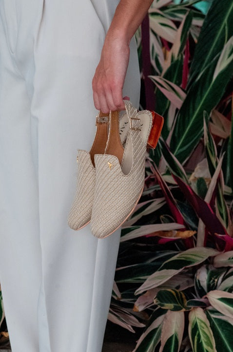 Slingback Clásico Gaucho Beige