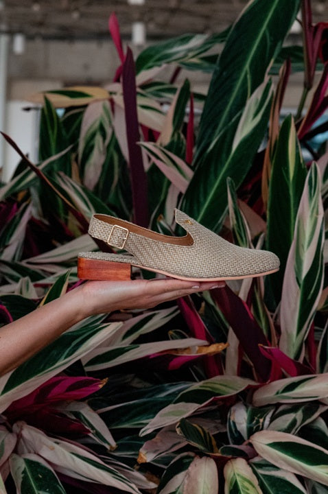 Slingback Clásico Gaucho Beige