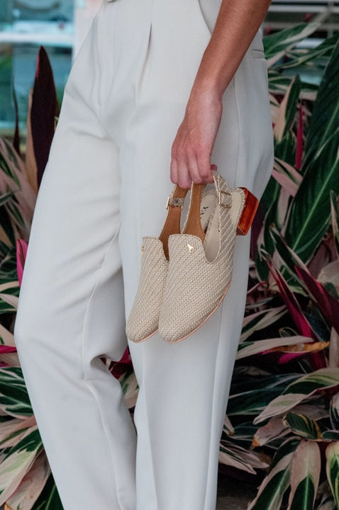 Slingback Clásico Gaucho Beige
