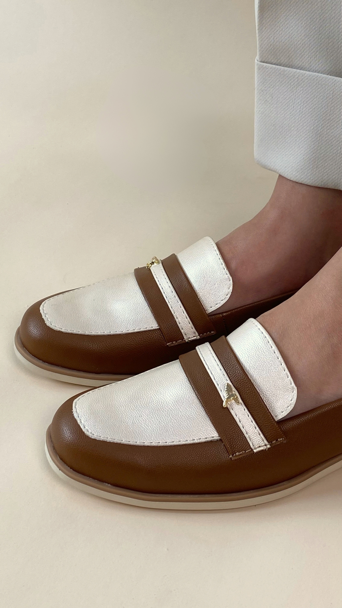 Mocasín Antifaz Camel