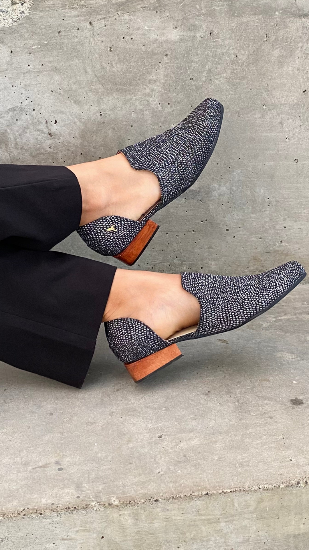 Mocasín Cut-Out Arlet Negro