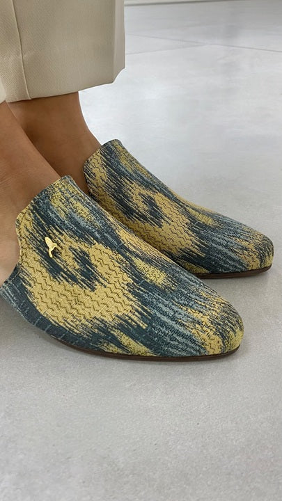 Mocasín Cut-Out Azul