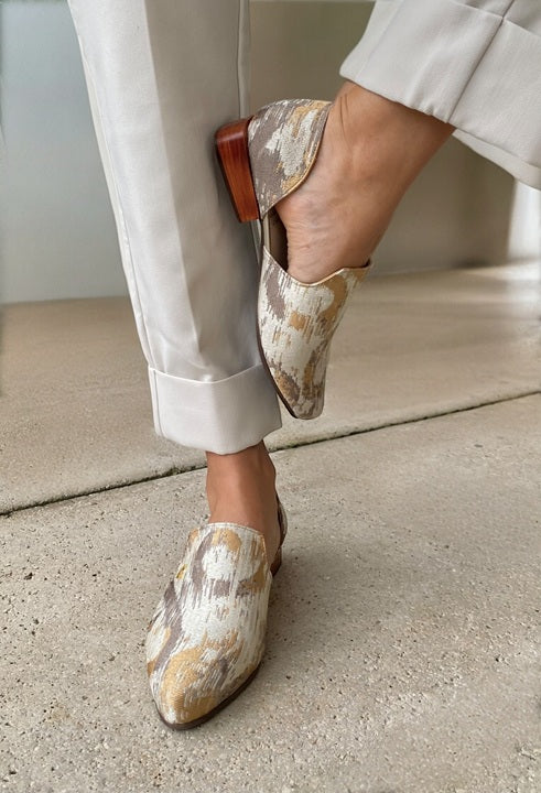 Mocasín Cut-Out Beige