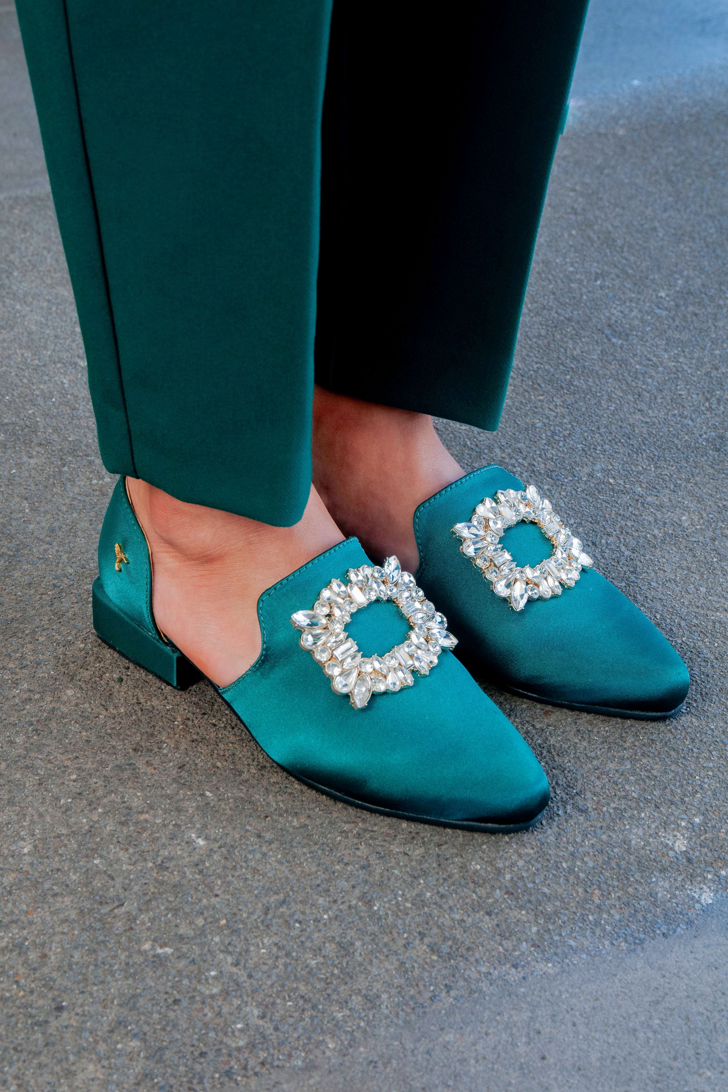 Mocasín Cut-Out Verde