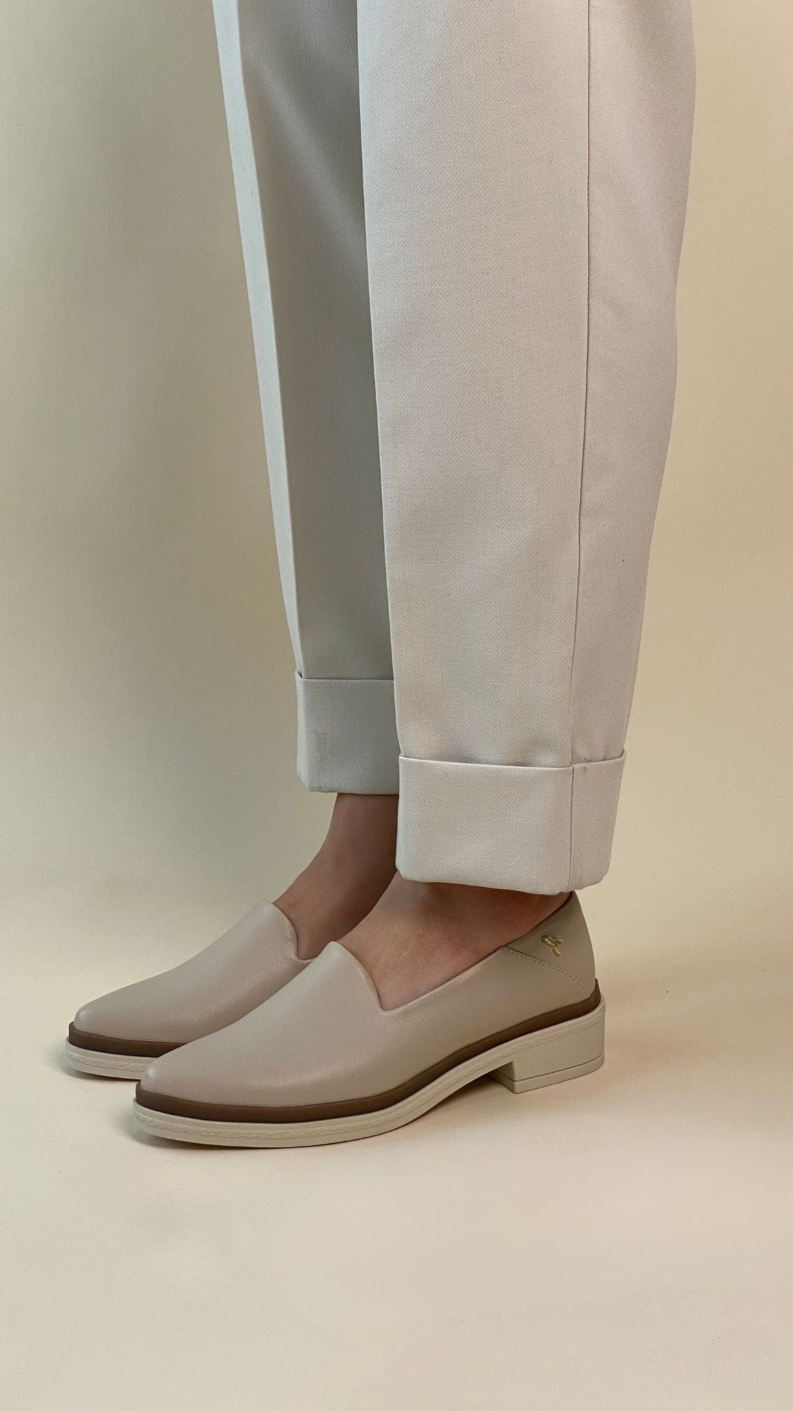 Piton Camel Penny Loafer