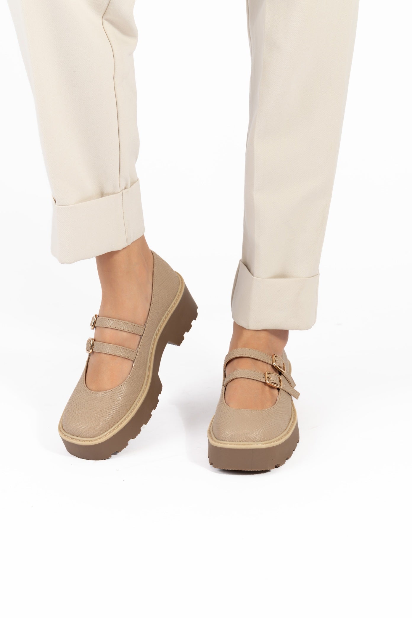Mary Jane Double Strap Punta CuadradaSerpentus ostion