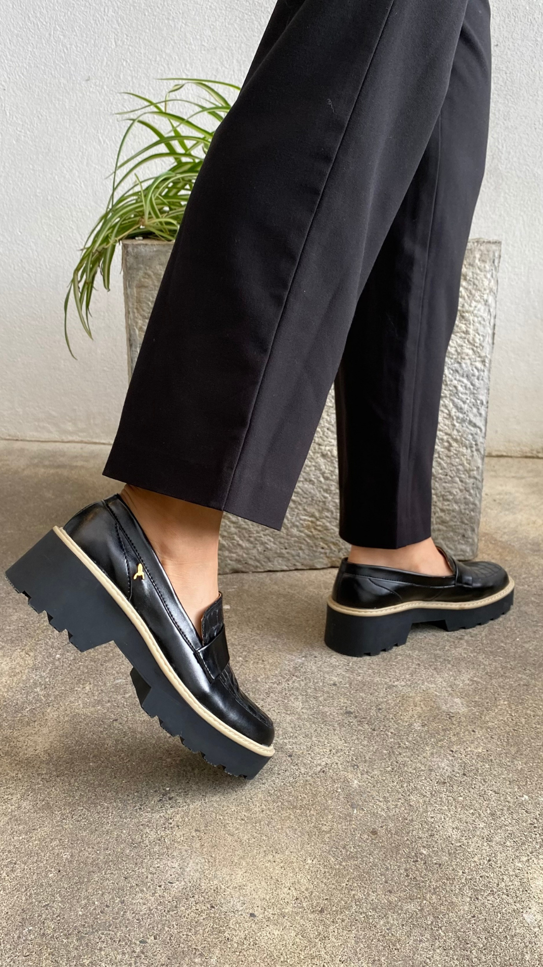 Mocasín Antifaz ChunkyNegro