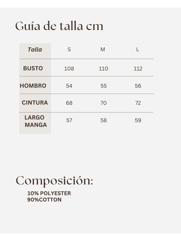 Conunto Bordado Denim Azul Mezclilla