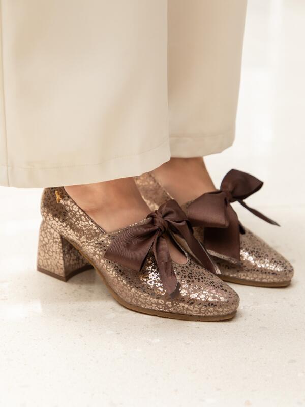 Tacon con Lazo de Cinta Luna