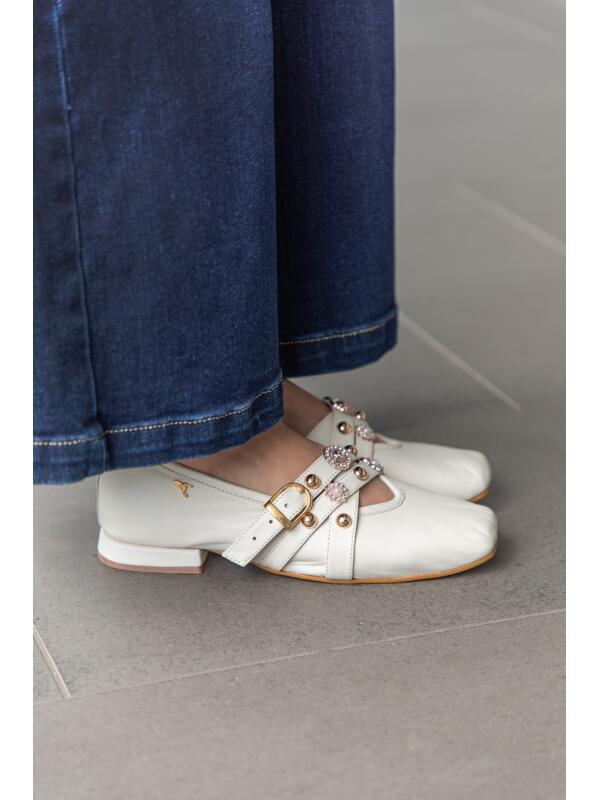 Flat Joya Blanco Ostra