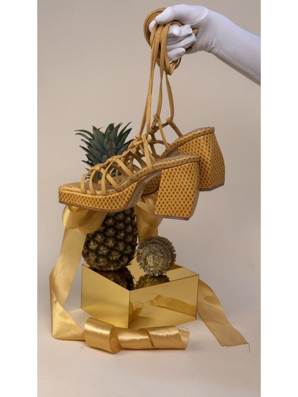 Handmade Roman Sandals Gold