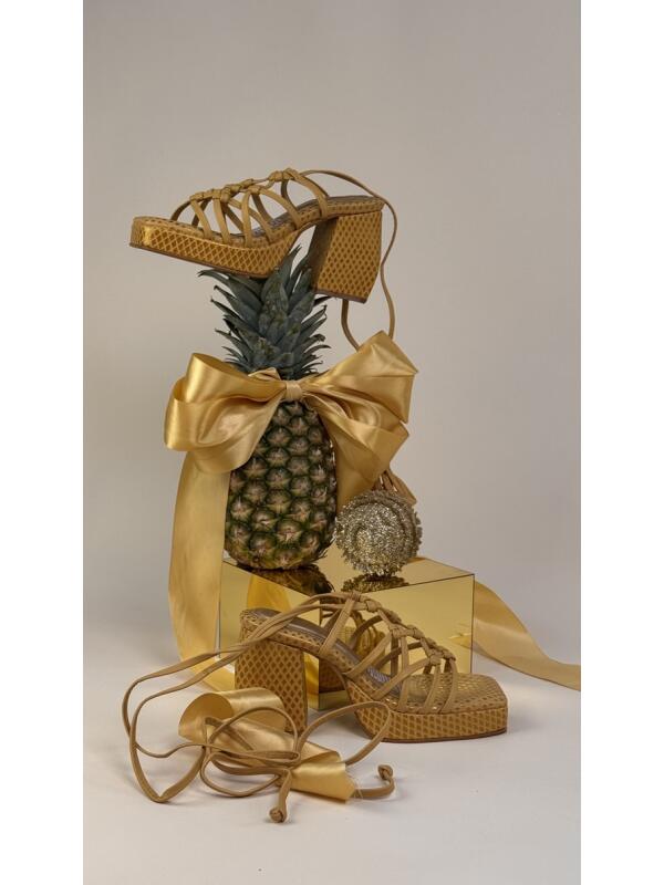 Handmade Roman Sandals Gold
