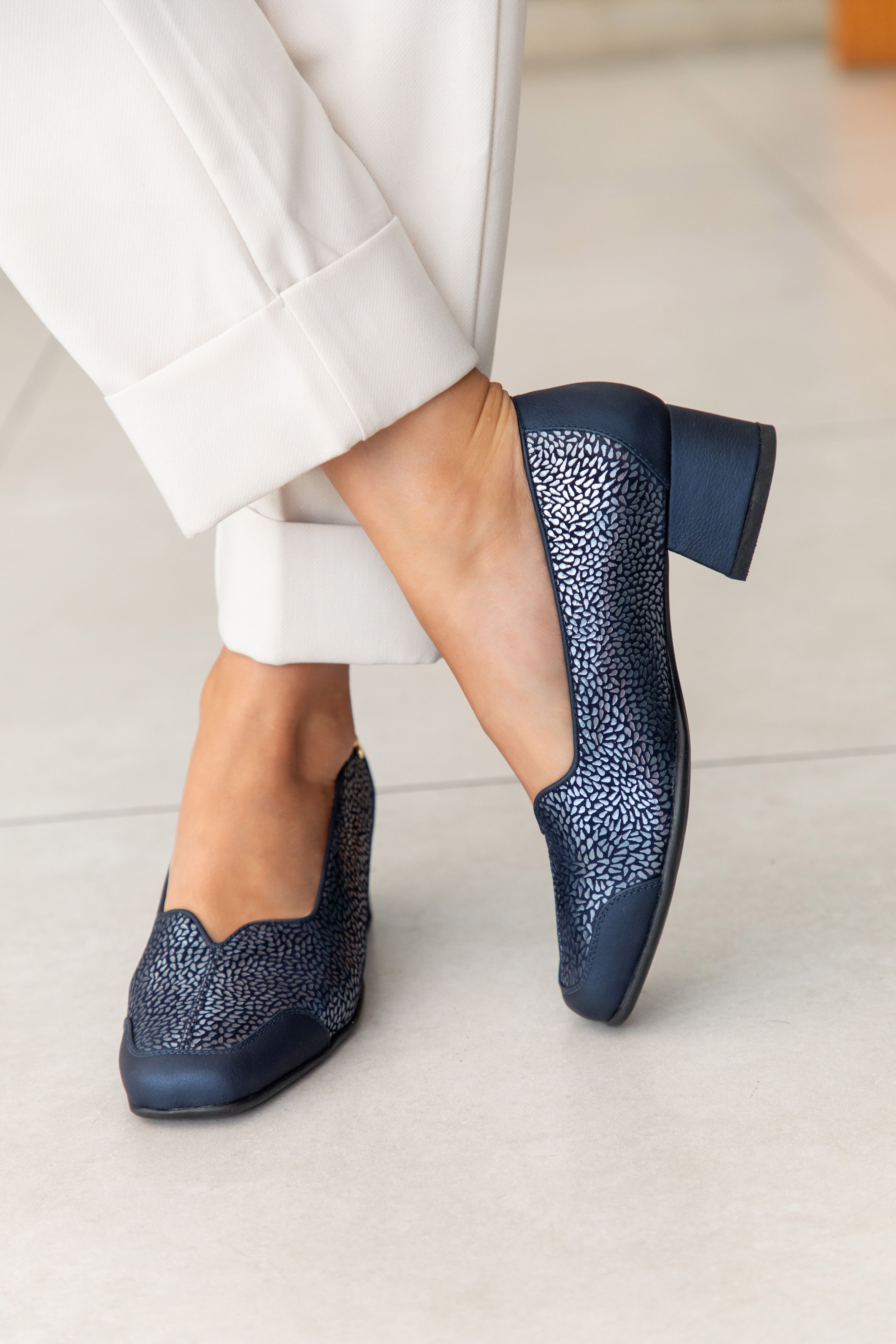 Mocasín Formal Azul