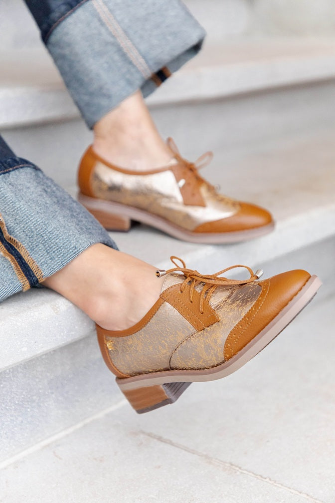 Derby Wingtip Miel-Castano