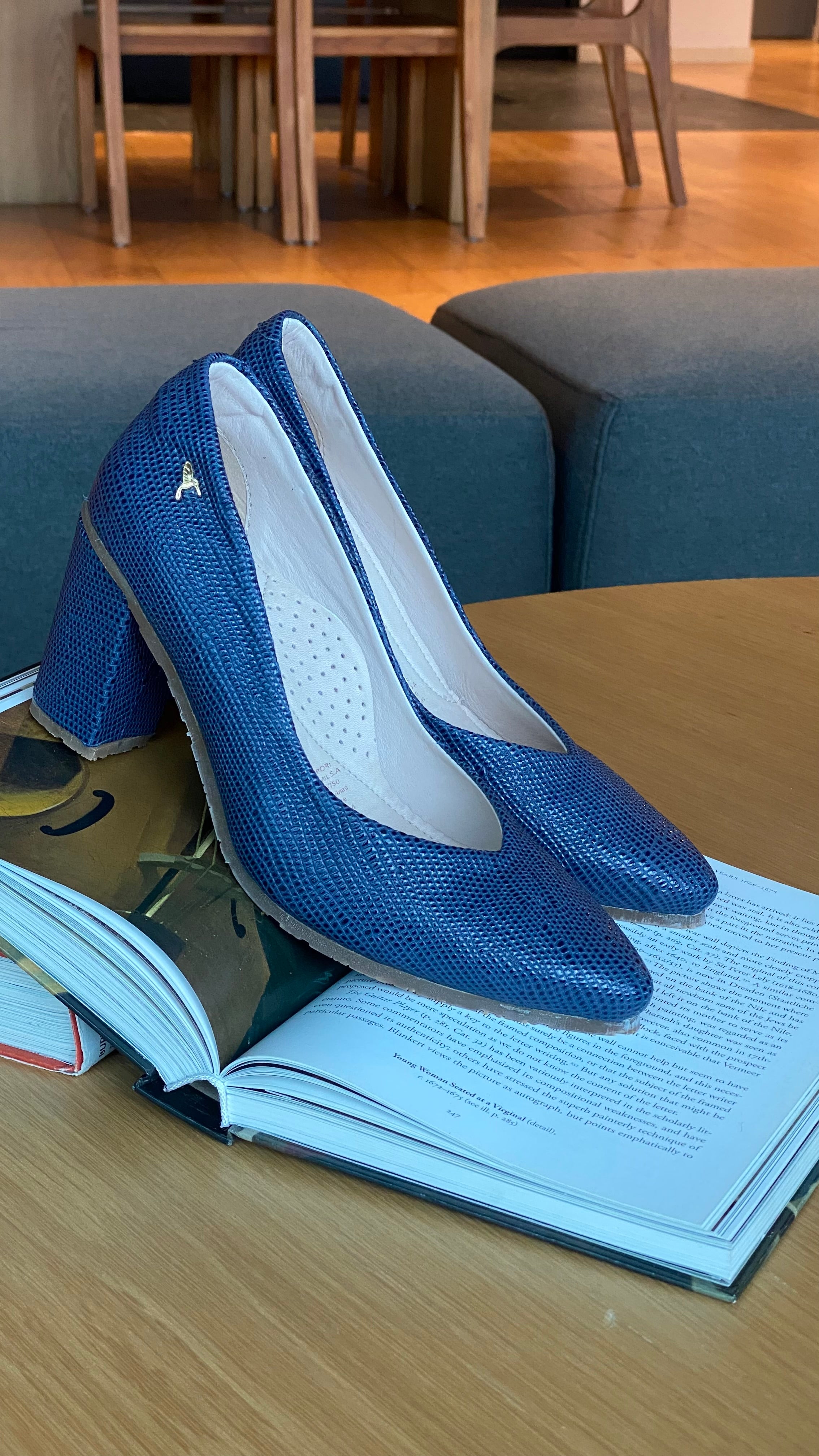 Tacón Working Girl Azul