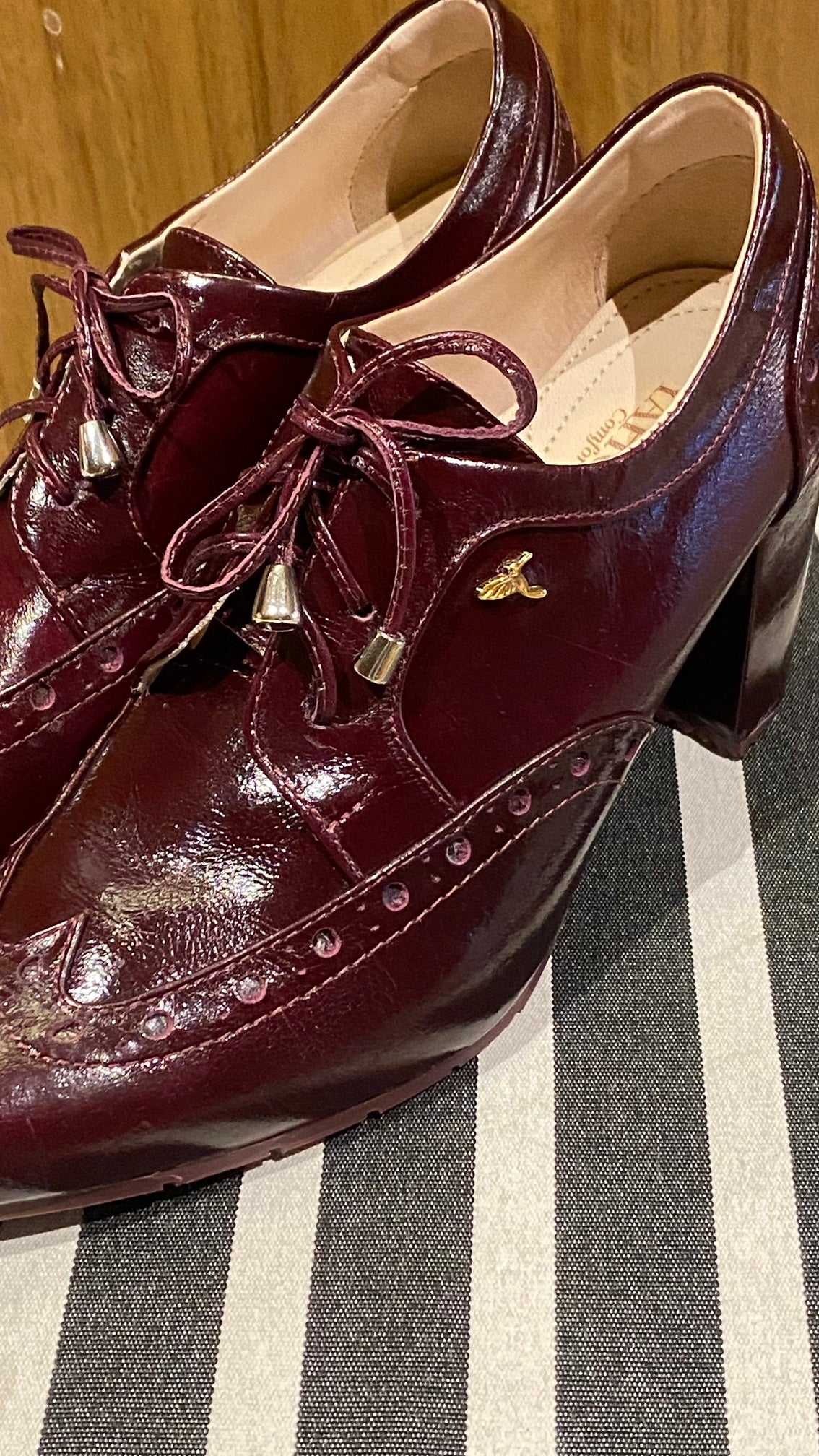 Oxford Wine Working Girl Heel
