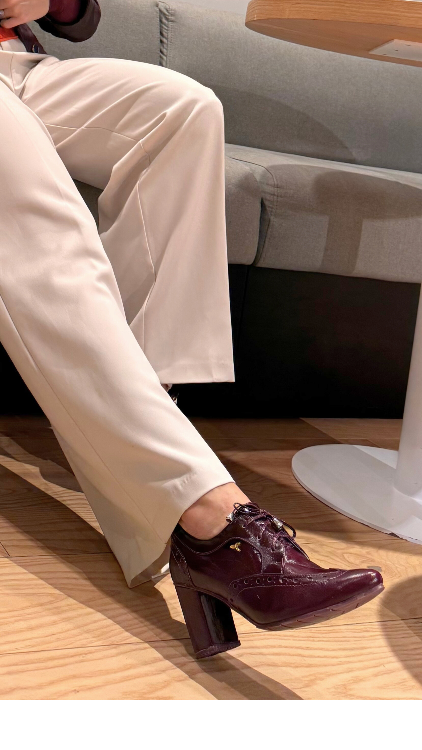 Oxford Wine Working Girl Heel