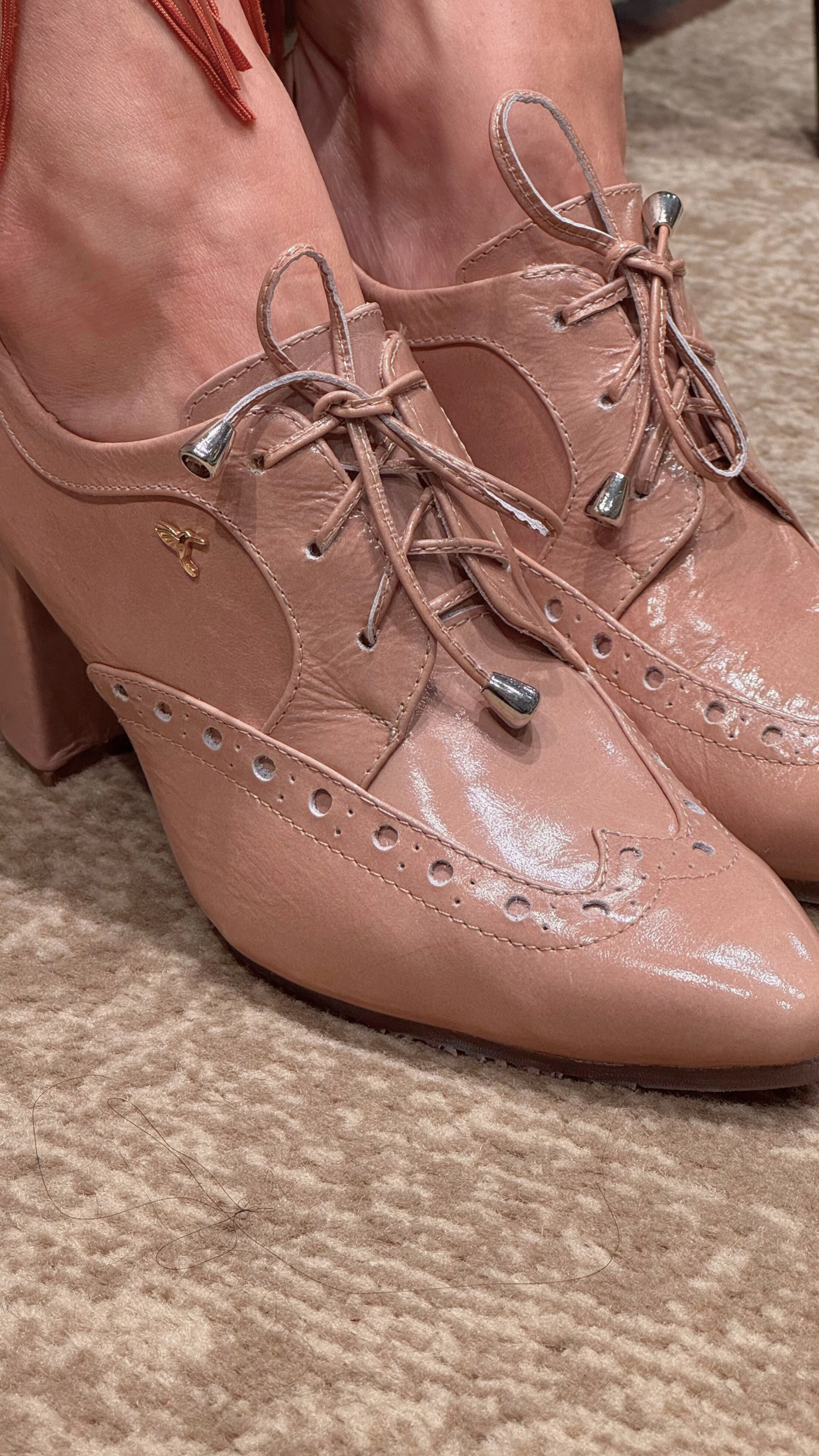 Tacón Oxford Beige Working Girl