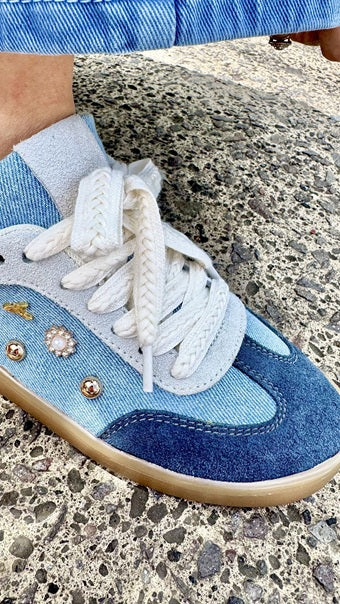 Tenis Clásica Urbana Azul-Mezclilla
