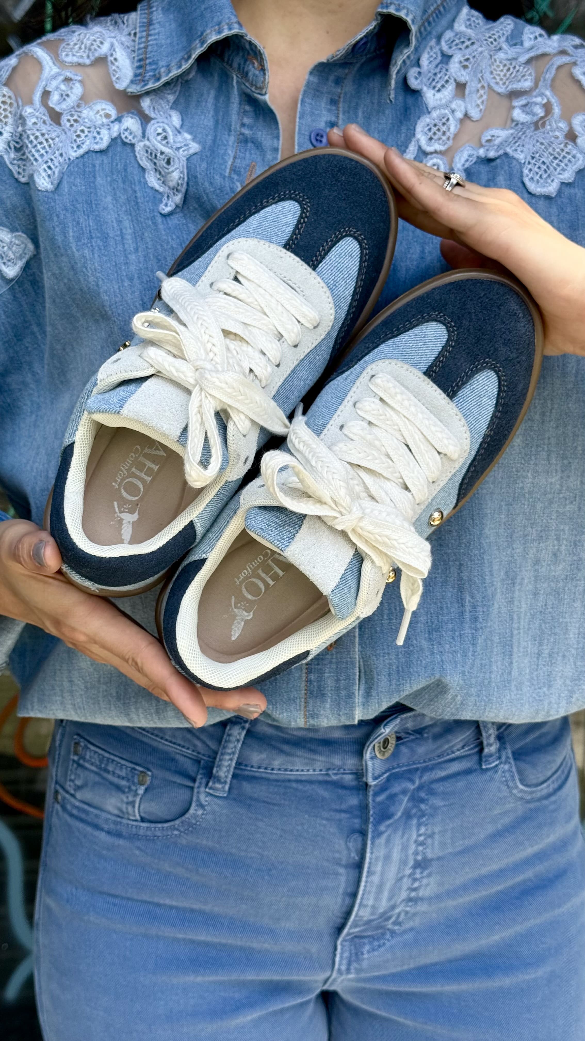 Tenis Clásica Urbana Azul-Mezclilla