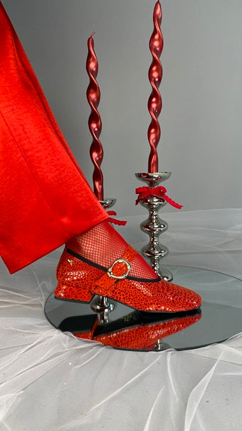 Mary Jane One Strap Clasico Pomodoro