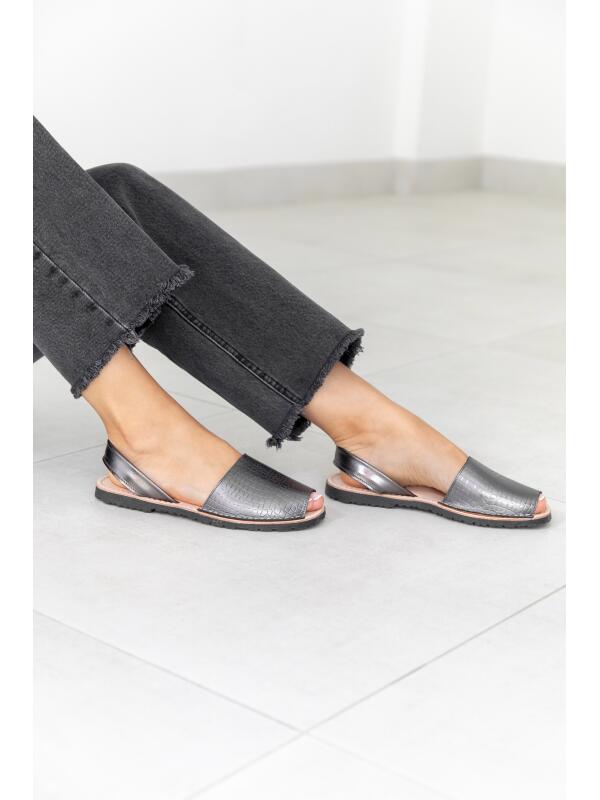 Abarcas Española Metalica Plomo