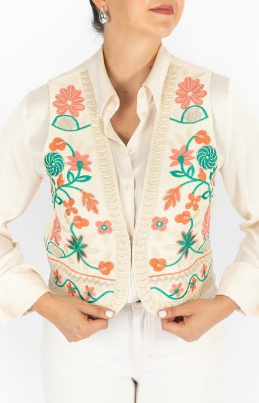 Beige Vest