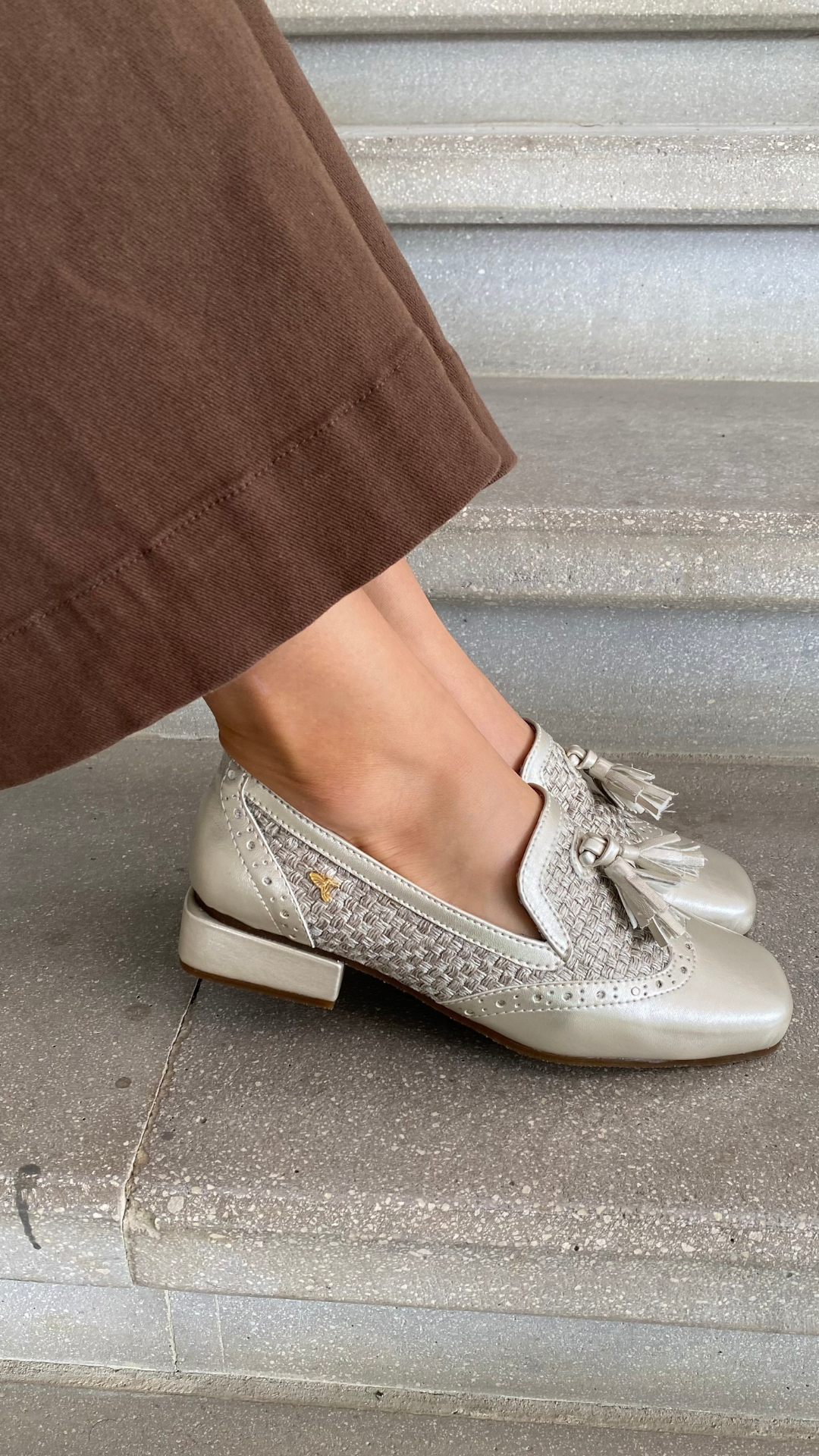 Mocasín Wingtip Punta cuadradaNappa Mercurio