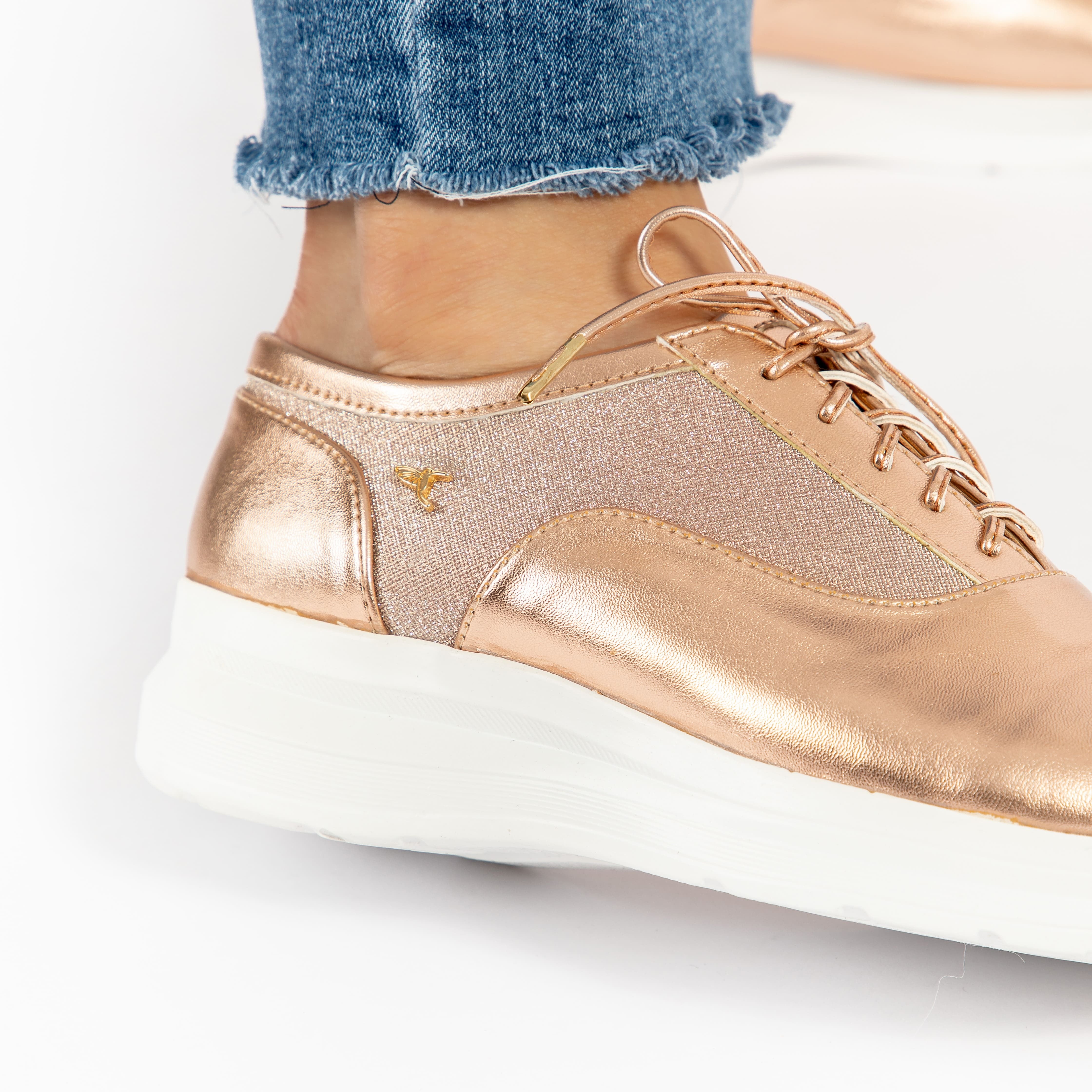 Sneaker Glow Oro Rosa