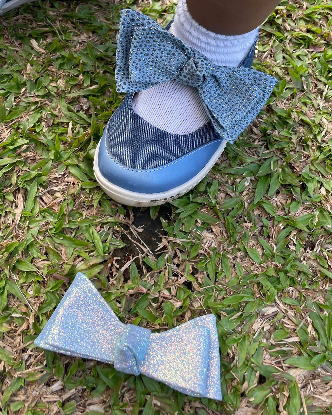 Tenis Estilo Mary Jane Niña Denim
