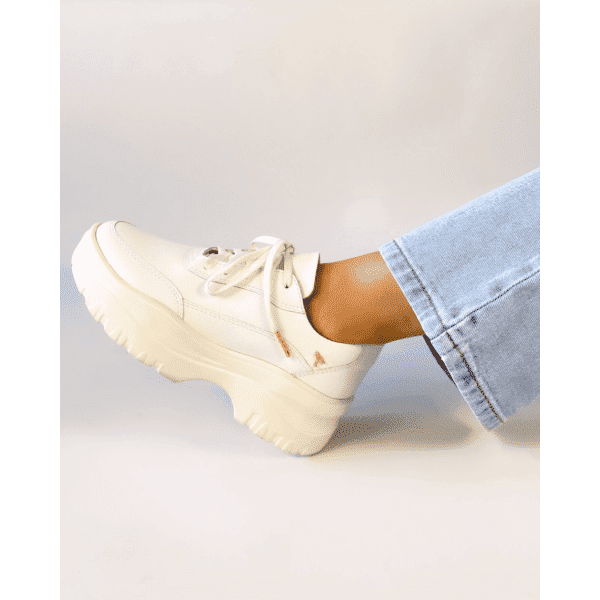 Chunky White Sneakers