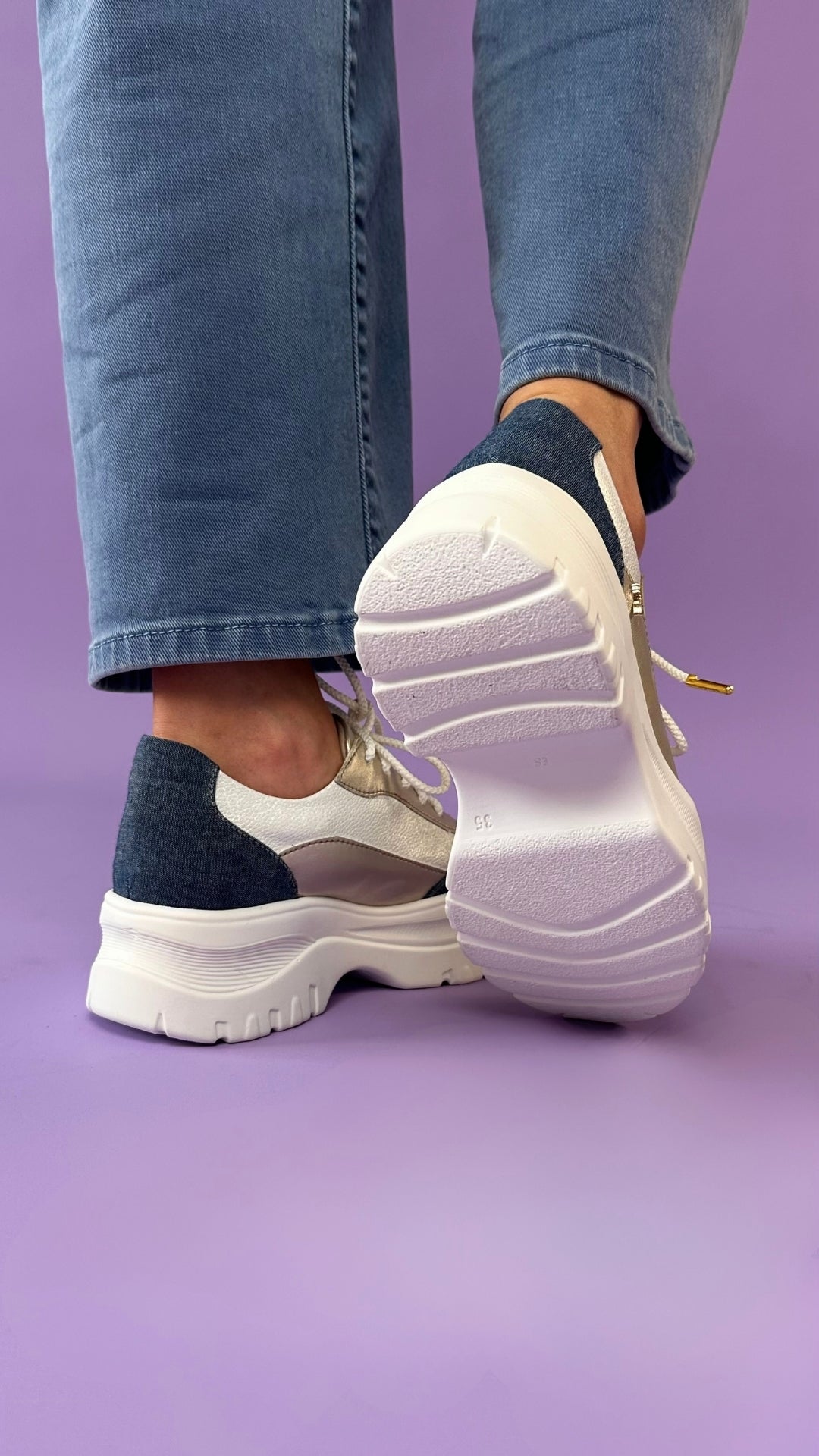 Multicolor Chunky Sneakers