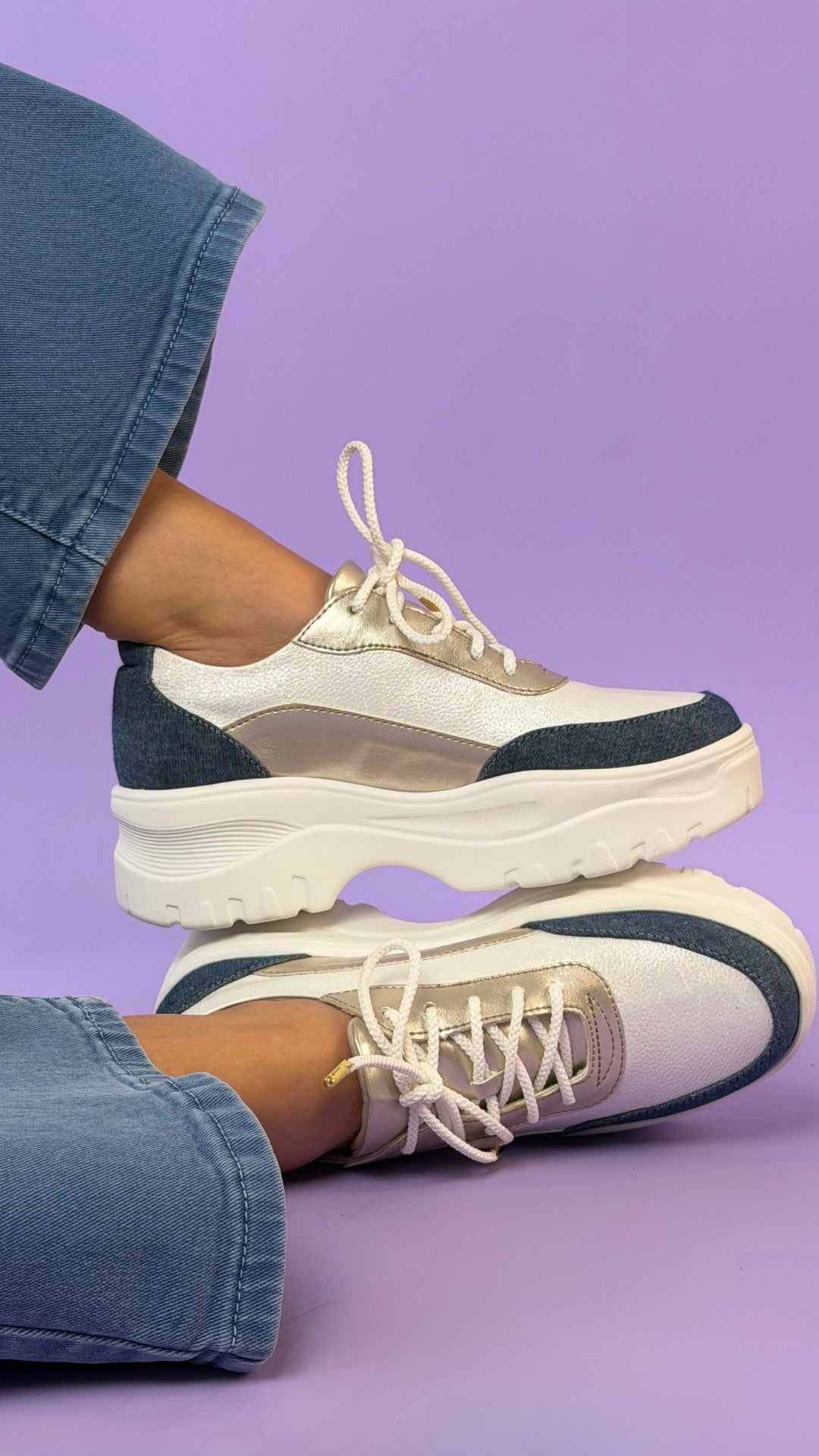 Multicolor Chunky Sneakers
