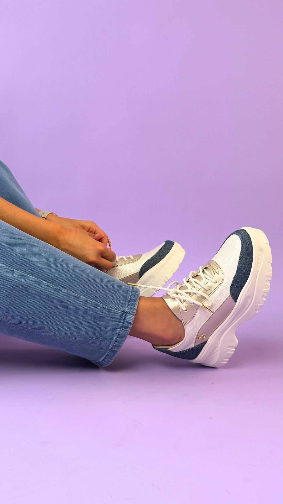 Multicolor Chunky Sneakers